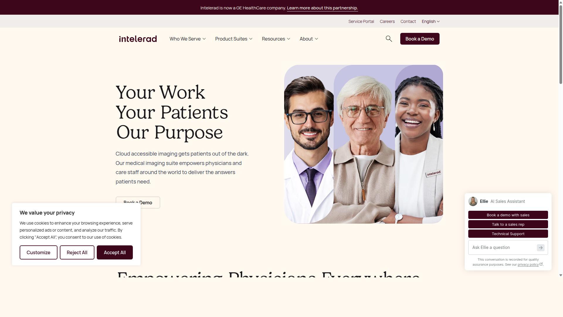 Intelerad website