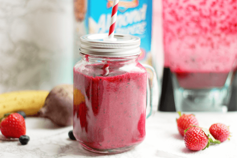 Beet Root & Berry Smoothie With Aloe Vera